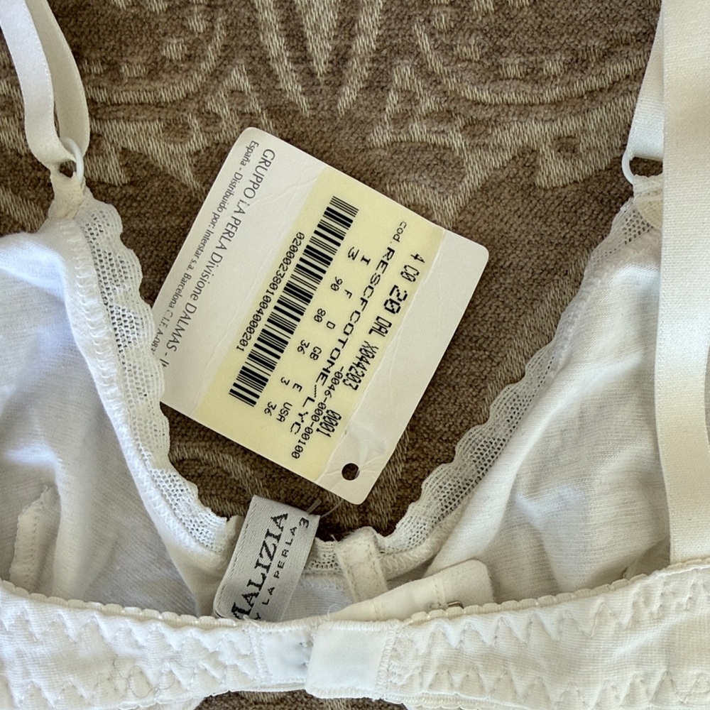 La Perla MALIZIA Elegant White Underwire Bra NWT - Picture 6 of 8